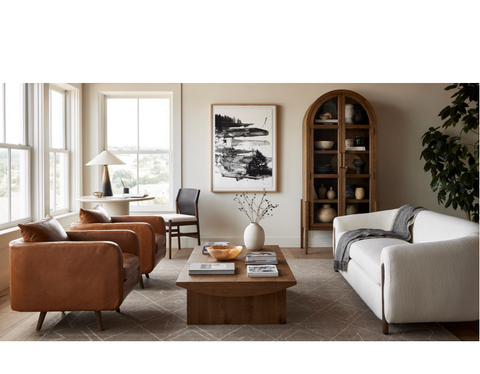 Pickford Coffee Table - Dusted Oak Veneer