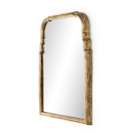 Loire Mirror - Antiqued Gold Leaf