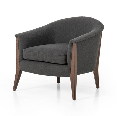 Nomad Chair-Fiqa Boucle Charcoal