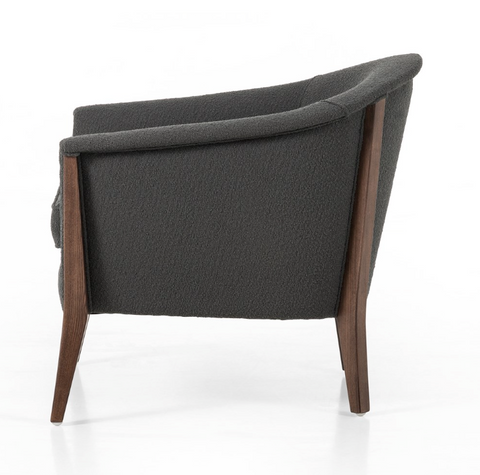 Nomad Chair-Fiqa Boucle Charcoal