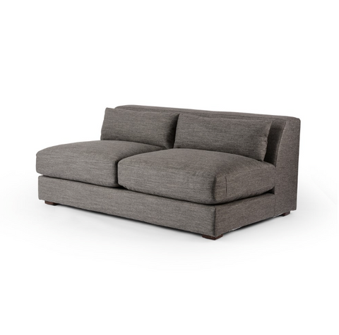 Sena Armless Sofa Piece - Alcala Graphite