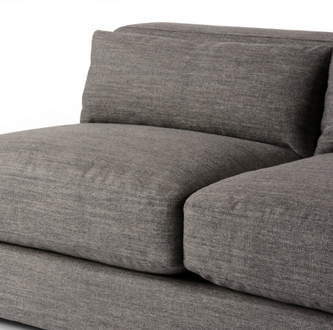 Sena Armless Sofa Piece - Alcala Graphite