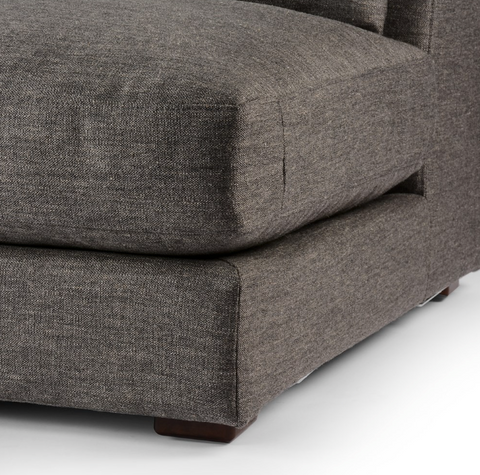 Sena Armless Sofa Piece - Alcala Graphite