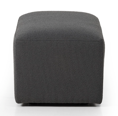 Brylee Rectangular Ottoman - Fiqa Boucle Charcoal