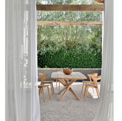 Mikado Outdoor dining table,94.5" - Teak