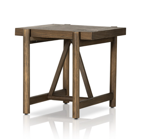 Goldthwaite End Table - Sienna Brown Pine