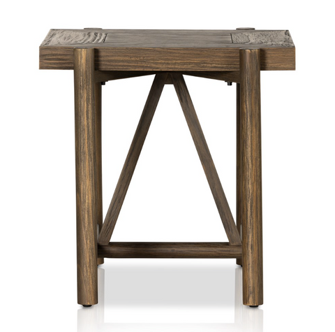 Goldthwaite End Table - Sienna Brown Pine