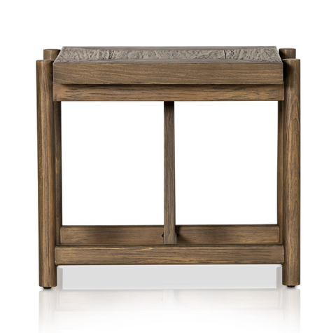 Goldthwaite End Table - Sienna Brown Pine
