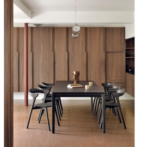 Bok Dining Table,86.5"- Brown Oak