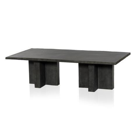 Terrell Outdoor Coffee Table-Aged Grey