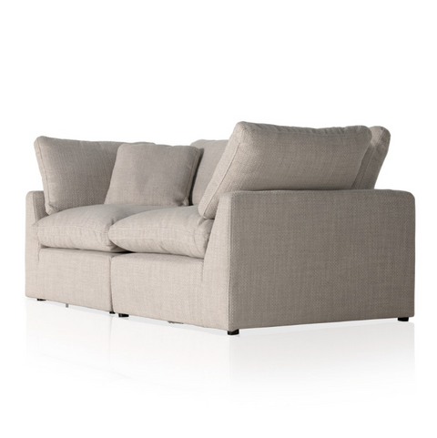 Stevie 2-Pc Sectional Sofa - Gibson Wheat