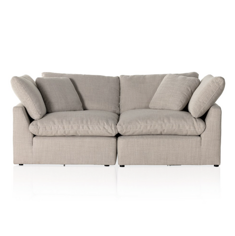 Stevie 2-Pc Sectional Sofa - Gibson Wheat
