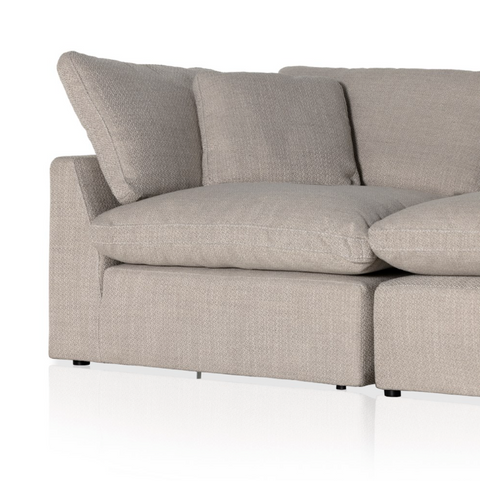Stevie 2-Pc Sectional Sofa - Gibson Wheat