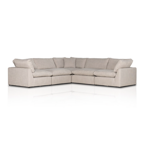 Stevie 5-Pc LAF Sectional Sofa-Gibson Wheat