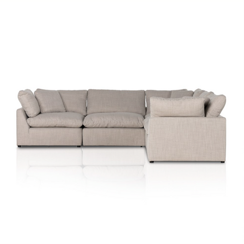 Stevie 5-Pc LAF Sectional Sofa-Gibson Wheat