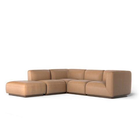 Mabry 4Pc LAF Sectional w/ Ottoman - Nantucket Taupe