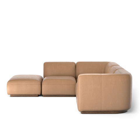 Mabry 4Pc LAF Sectional w/ Ottoman - Nantucket Taupe