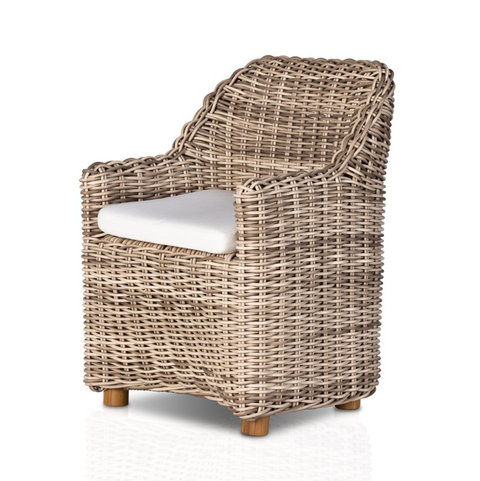 Messina Outdoor Dining Arm Chair - Natural