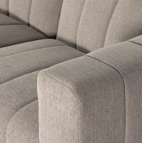 Langham Channeled 5Pc Sectional - Napa Sandstone