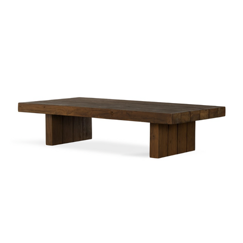 Encino Outdoor Coffee Table - Brown