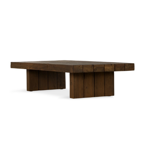 Encino Outdoor Coffee Table - Brown