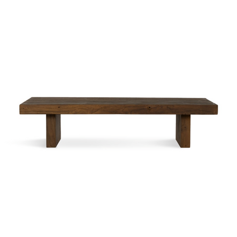 Encino Outdoor Coffee Table - Brown