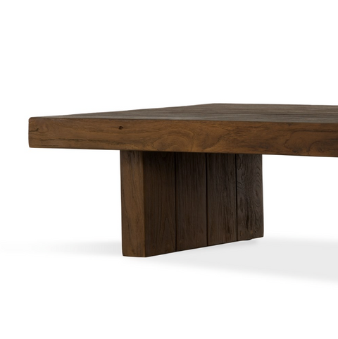 Encino Outdoor Coffee Table - Brown