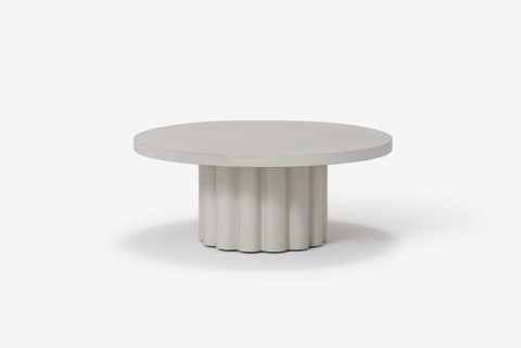 Sculptural Coffee Table - White