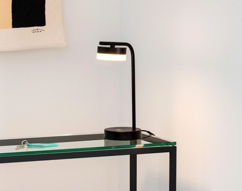 Row Table Lamp - Black