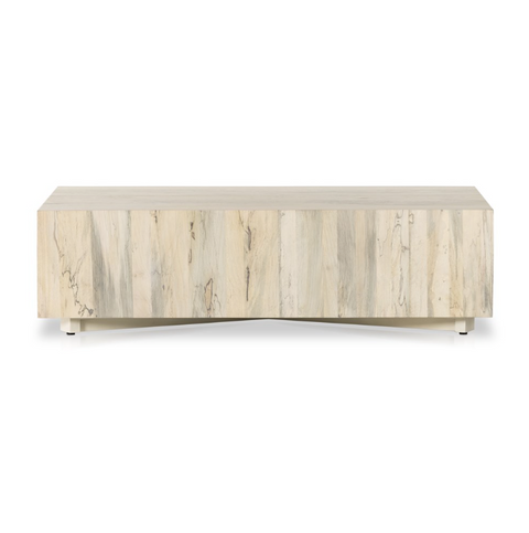 Hudson Rectangle Coffee Table-Bleached Spalted Primavera