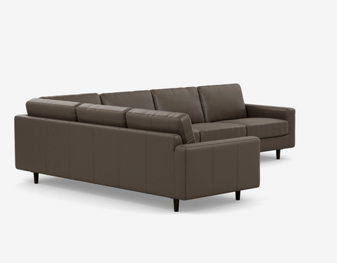 Oskar 2Pc Sectional Sofa - Leather