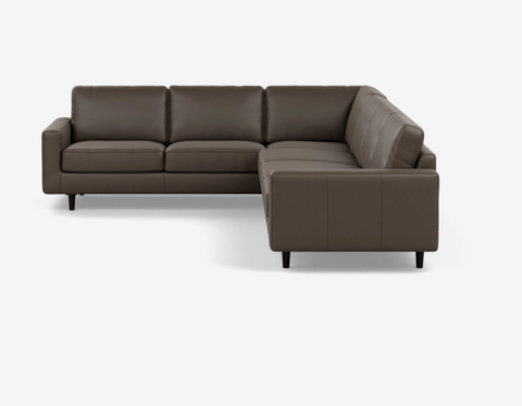 Oskar 2Pc Sectional Sofa - Leather