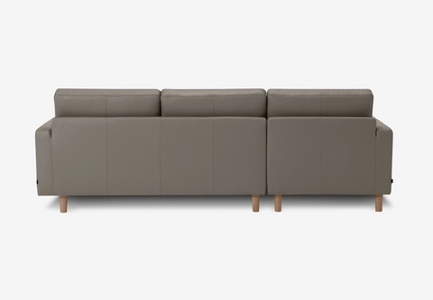 Oskar 2Pc Sectional Sofa w/ Chaise - Leather
