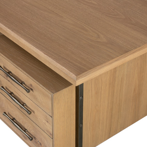 Lauren Desk - Natural Solid Oak