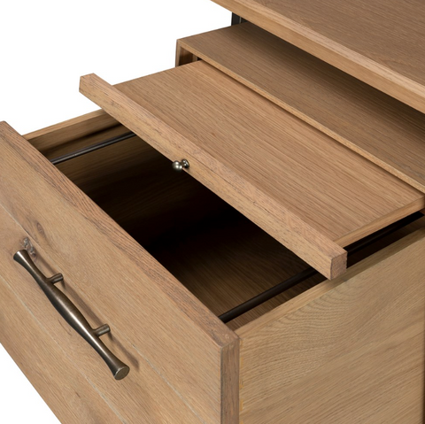 Lauren Desk - Natural Solid Oak