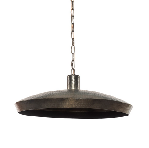 Eldon Pendant - Hammered Dark Antique Brass