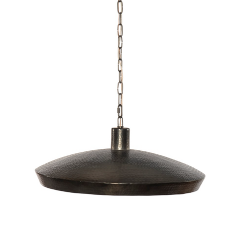 Eldon Pendant - Hammered Dark Antique Brass