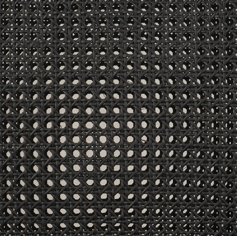 Antonia Cane Armless Dining Chair-Ebony Sonoma Black