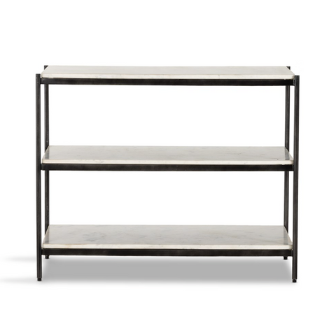 Felix Nightstand - Large- Hammered Grey