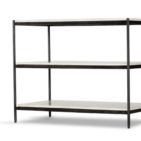 Felix Nightstand - Large- Hammered Grey