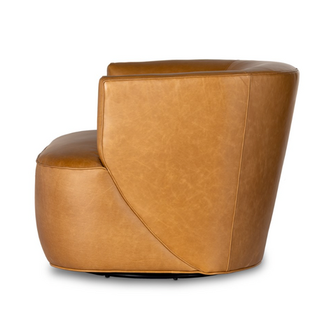 Mila Swivel Chair- Osorno Camel