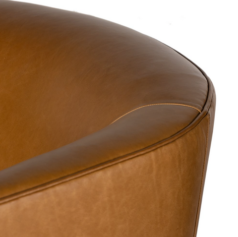 Mila Swivel Chair- Osorno Camel