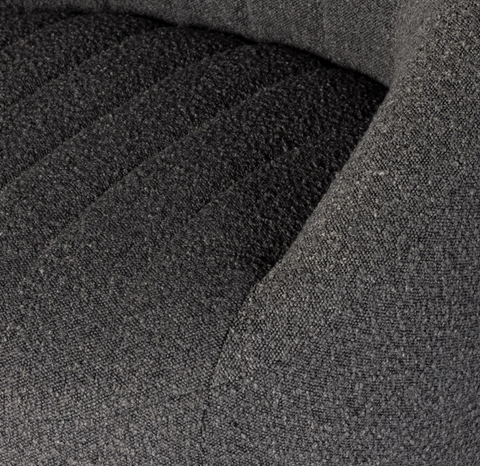 Audie Swivel Chair - Knoll Charcoal