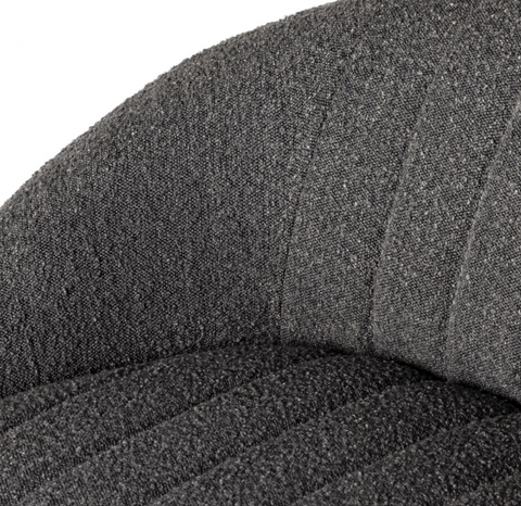 Audie Swivel Chair - Knoll Charcoal