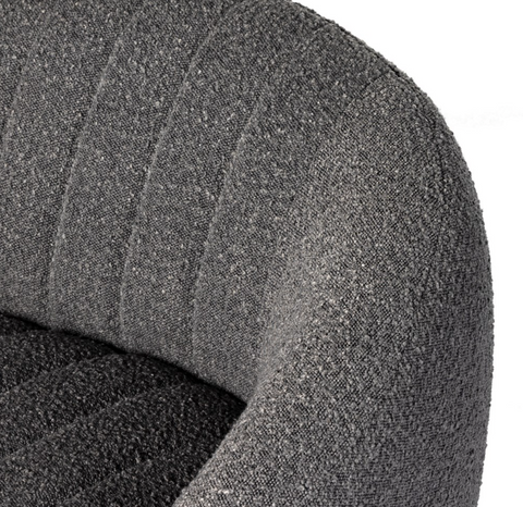 Audie Swivel Chair - Knoll Charcoal