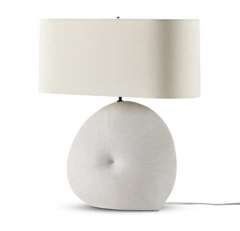 Busaba Table Lamp-Textured Matte White