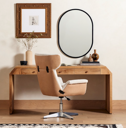 Anson Desk Chair-Knoll Natural