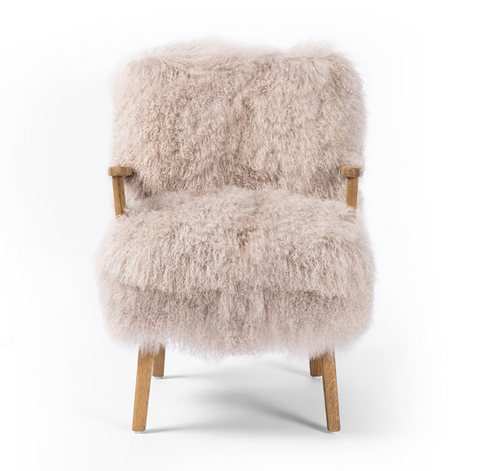 Ashland Armchair- Drifted Oak Taupe Fur