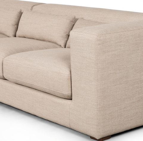 Sena 2Pc LAF Chaise Sectional  - Wheat