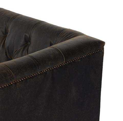 Maxx 3Pc Sectional -101"-  Destroyed Black